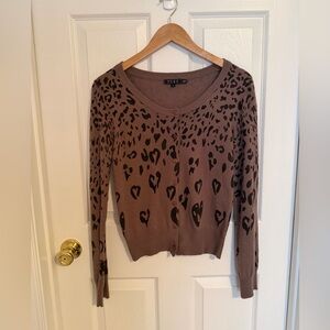 TCEC Mauve Knit Cardigan